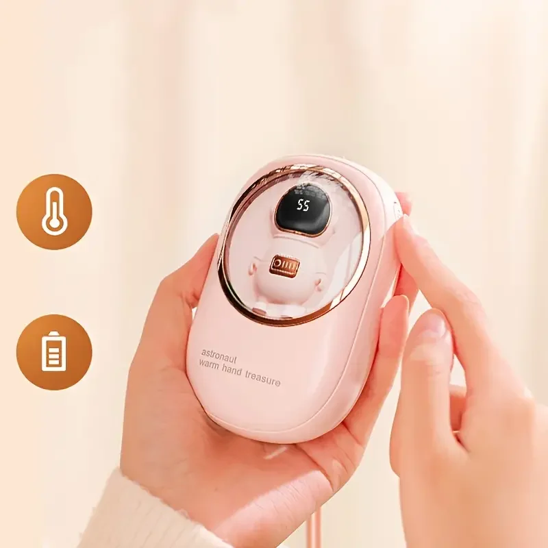 Rechargeable Hand Warmers , 5000mAh Heater Battery-Powered Pocket Electric Hand Warmer/Power Bank, Portable USB Reusable Pocket
Rechargeable Hand Warmers , 5000mAh Heater Battery-Powered Pocket Electric Hand Warmer/Power Bank, Portable USB Reusable Pocket