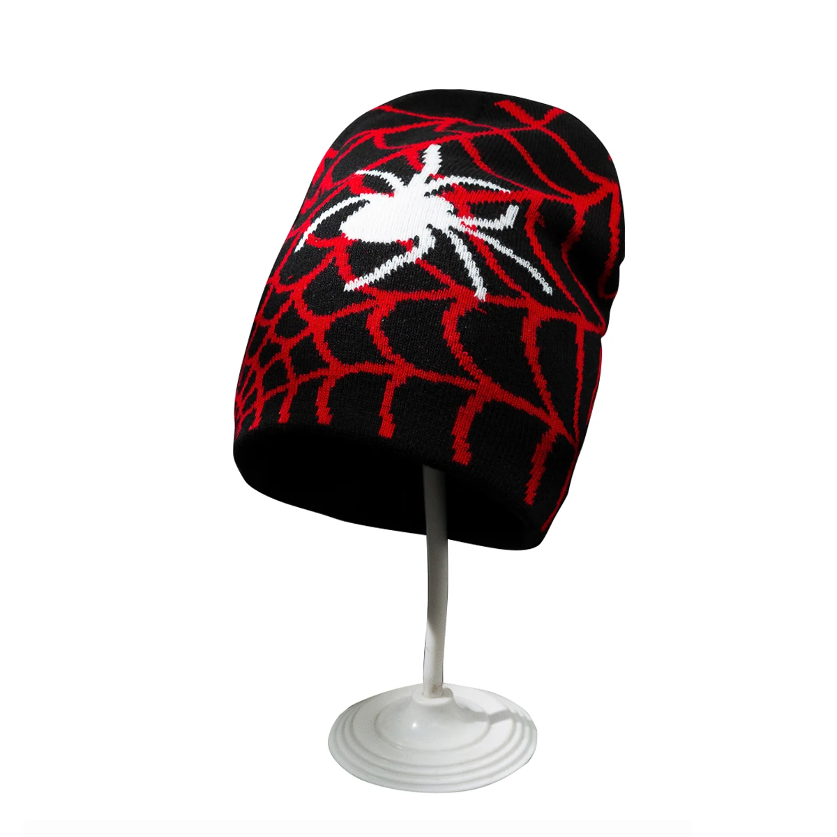 New Autumn Winter Spider Web Print Knitted Skull Hat For Men Movie Fashion Pullover Warm Street Unique Hip Hop Women Beanie Hats
New Autumn Winter Spider Web Print Knitted Skull Hat For Men Movie Fashion Pullover Warm Street Unique Hip Hop Women Beanie Hats