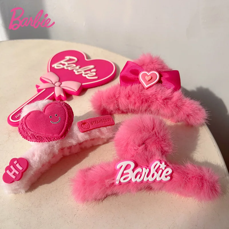 

Барби Kawaii Y2K Принцесса Милая фотокоготь модная романтическая Заколка-краб аксессуары для волос головной убор подарок для женщин девочек