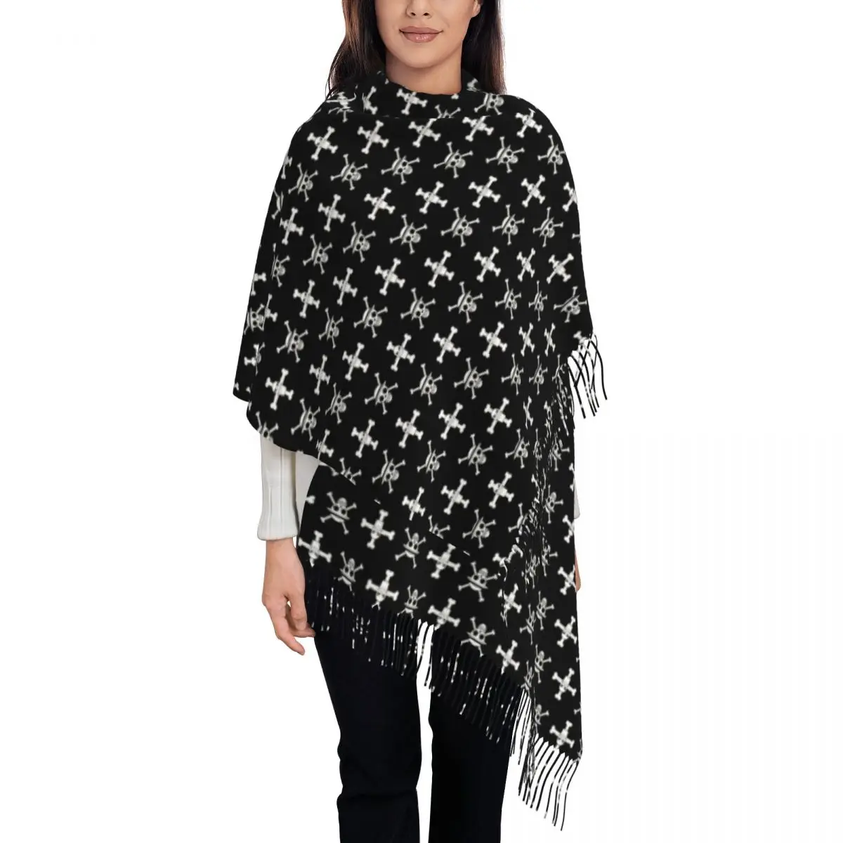 One Pieces Skull Tassel Scarf Women Soft Japanese Anime Manga Shawls Wraps Female Winter Scarves
One Pieces Skull Tassel Scarf Women Soft Japanese Anime Manga Shawls Wraps Female Winter Scarves