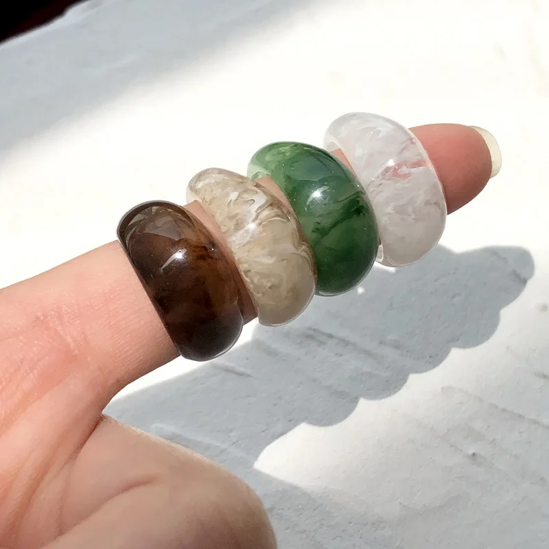 New Fashion Colorful Transparent Rings Irregular Marble Pattern Geometric Resin Rings Set For Women Jewelry Travel Gifts
New Fashion Colorful Transparent Rings Irregular Marble Pattern Geometric Resin Rings Set For Women Jewelry Travel Gifts