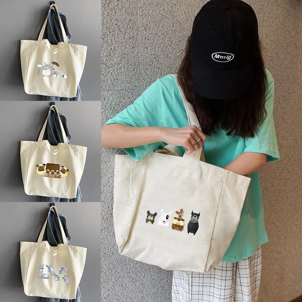 Female Large Capacity Shopping Bags Harajuku Cartoon Hip Hop Canvas Multifunctional Shoulder Bags Anime Handbags Girls Shopper
Female Large Capacity Shopping Bags Harajuku Cartoon Hip Hop Canvas Multifunctional Shoulder Bags Anime Handbags Girls Shopper