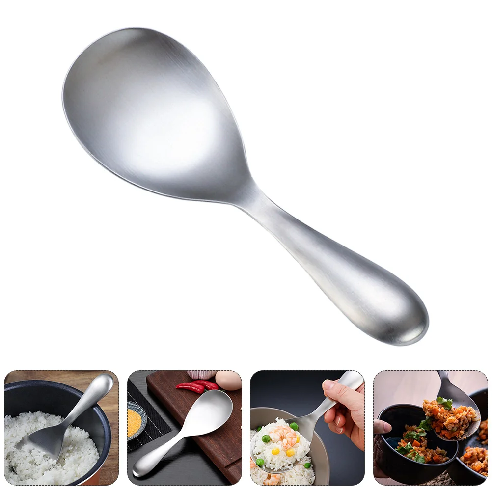Rice Spoon Paddle Spatula Serving Ladle Stainless Kitchen Steel Cooking Spoons Scoop Soup Metal Cooker Utensil Server Scooper
Rice Spoon Paddle Spatula Serving Ladle Stainless Kitchen Steel Cooking Spoons Scoop Soup Metal Cooker Utensil Server Scooper