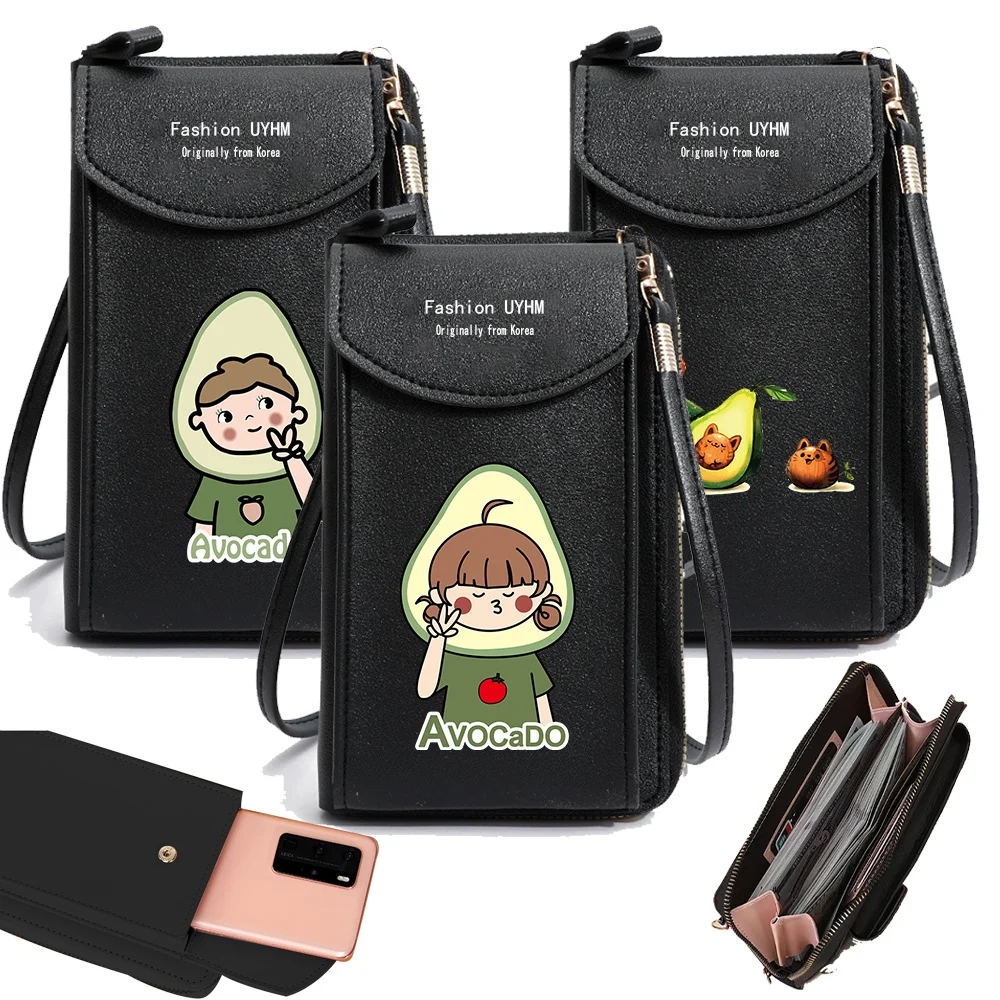 Women Leather Shoulder Bags Avocado Print Universal Mobile Phone for Iphone/Samsung/xiaomi Purse Crossbody Clutch Handbag Wallet
Women Leather Shoulder Bags Avocado Print Universal Mobile Phone for Iphone/Samsung/xiaomi Purse Crossbody Clutch Handbag Wallet