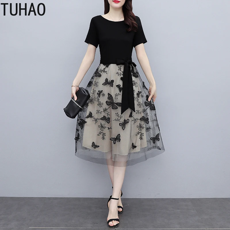 TUHAO 2022 Summer Vestidos Pachwork Fashion Professional Dress Women Office Lady Elegant Black Dresses 4XL 3XL Female Clothing
TUHAO 2022 Summer Vestidos Pachwork Fashion Professional Dress Women Office Lady Elegant Black Dresses 4XL 3XL Female Clothing