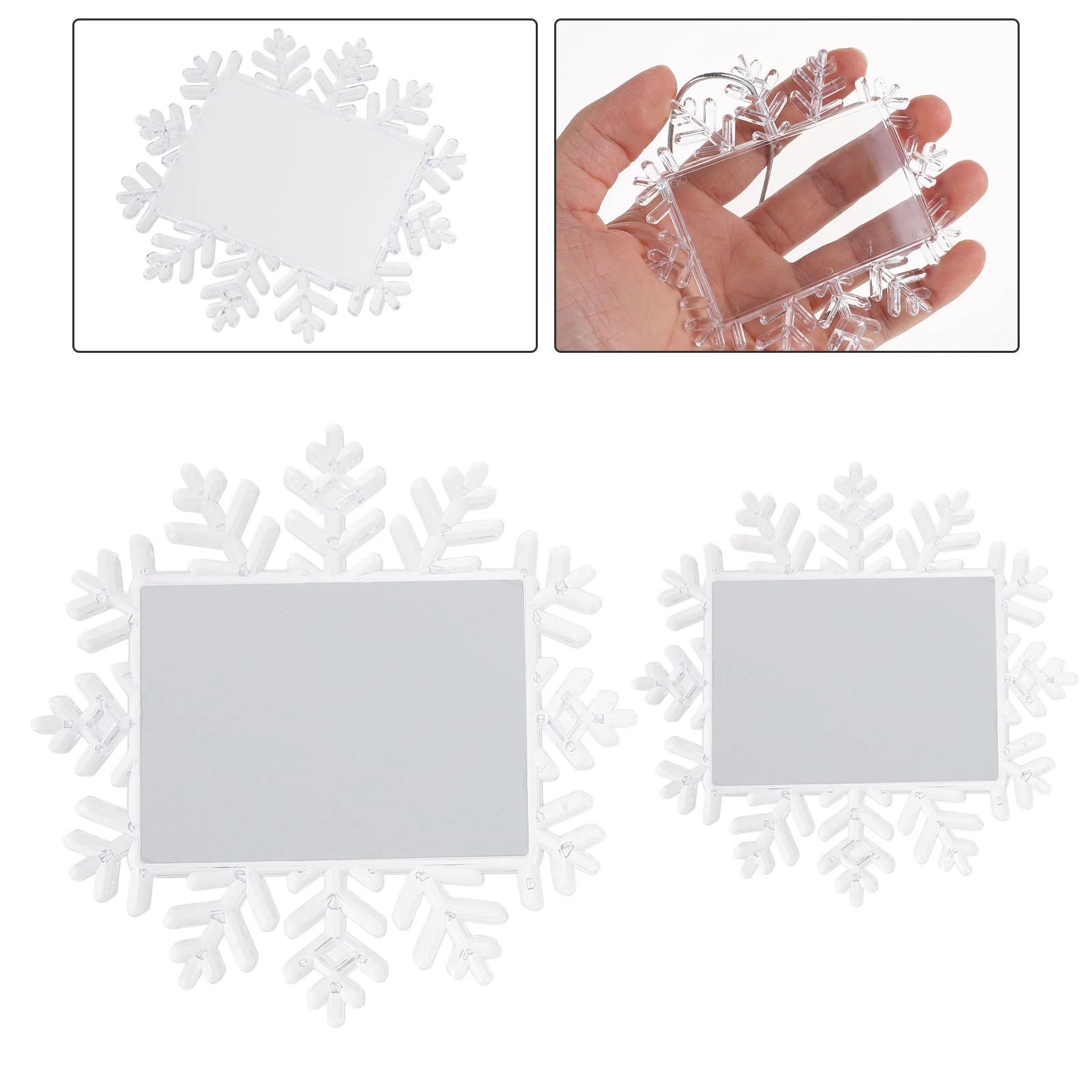 Frame Photo Picture Christmas Ornament Snowflake Frames Hanging Ornamentstree Holiday Pendant Family Exquisite Clear Decoration
Frame Photo Picture Christmas Ornament Snowflake Frames Hanging Ornamentstree Holiday Pendant Family Exquisite Clear Decoration