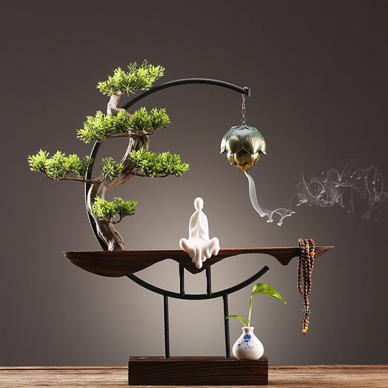 Smoke Waterfall Incense Backflow Burner Modern Aromatherapy Incense Burner Diffuser Zen Assuaging Encensoir Incense Burners
Smoke Waterfall Incense Backflow Burner Modern Aromatherapy Incense Burner Diffuser Zen Assuaging Encensoir Incense Burners