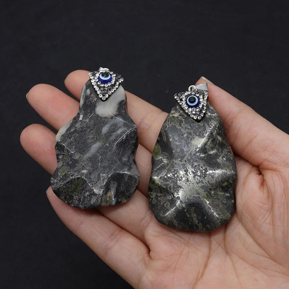 Natural Stone Irregular Shape Turquoise Pendant Charm Delicate Ladies Necklace Accessories Lovely Stone Hainan Pine 35x60mm
Natural Stone Irregular Shape Turquoise Pendant Charm Delicate Ladies Necklace Accessories Lovely Stone Hainan Pine 35x60mm