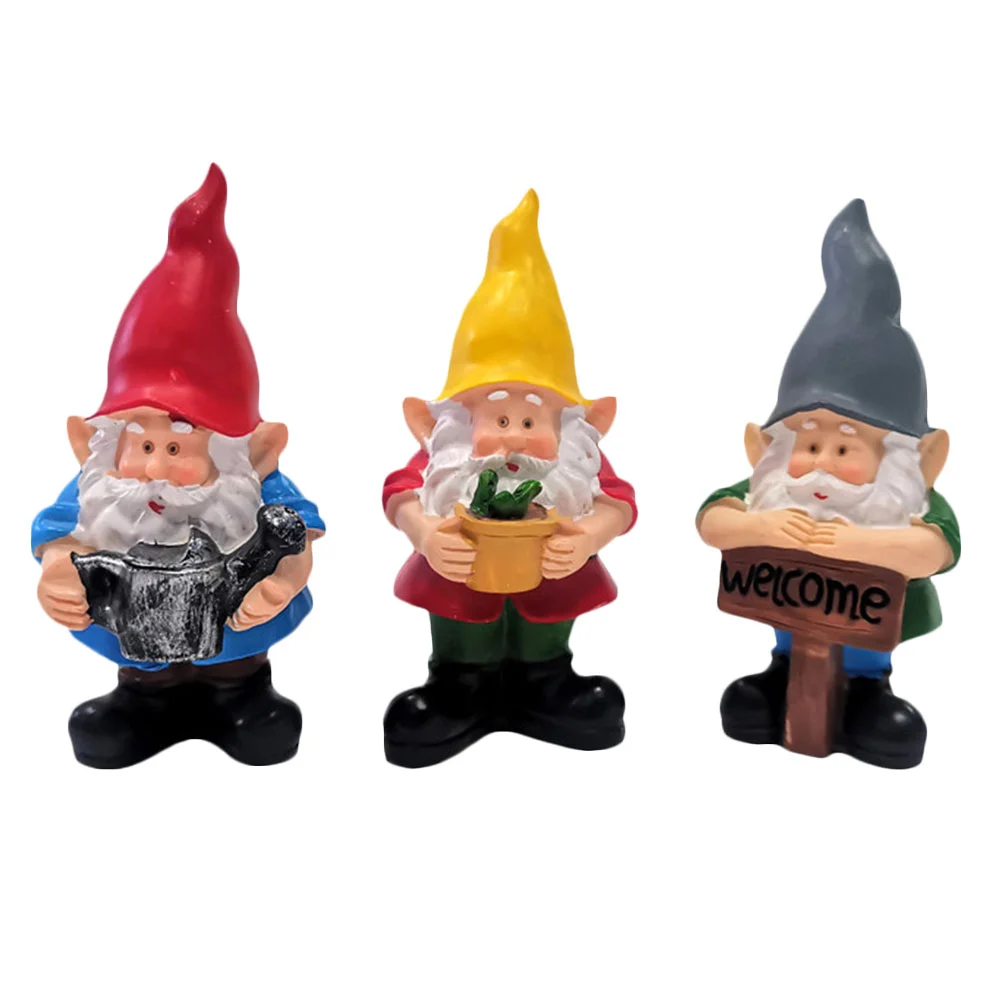 3Pcs Small Dwarf Ornaments Mini Garden Dwarf Statues Decorative Resin Gnome Decorations
3Pcs Small Dwarf Ornaments Mini Garden Dwarf Statues Decorative Resin Gnome Decorations