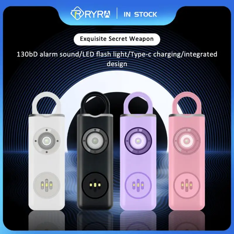 RYRA Rechargeable 130db Girl Women Elderly Self-defense Kit Alarm Artifact With LED Field Safety Personal Defense Accessories
RYRA Rechargeable 130db Girl Women Elderly Self-defense Kit Alarm Artifact With LED Field Safety Personal Defense Accessories