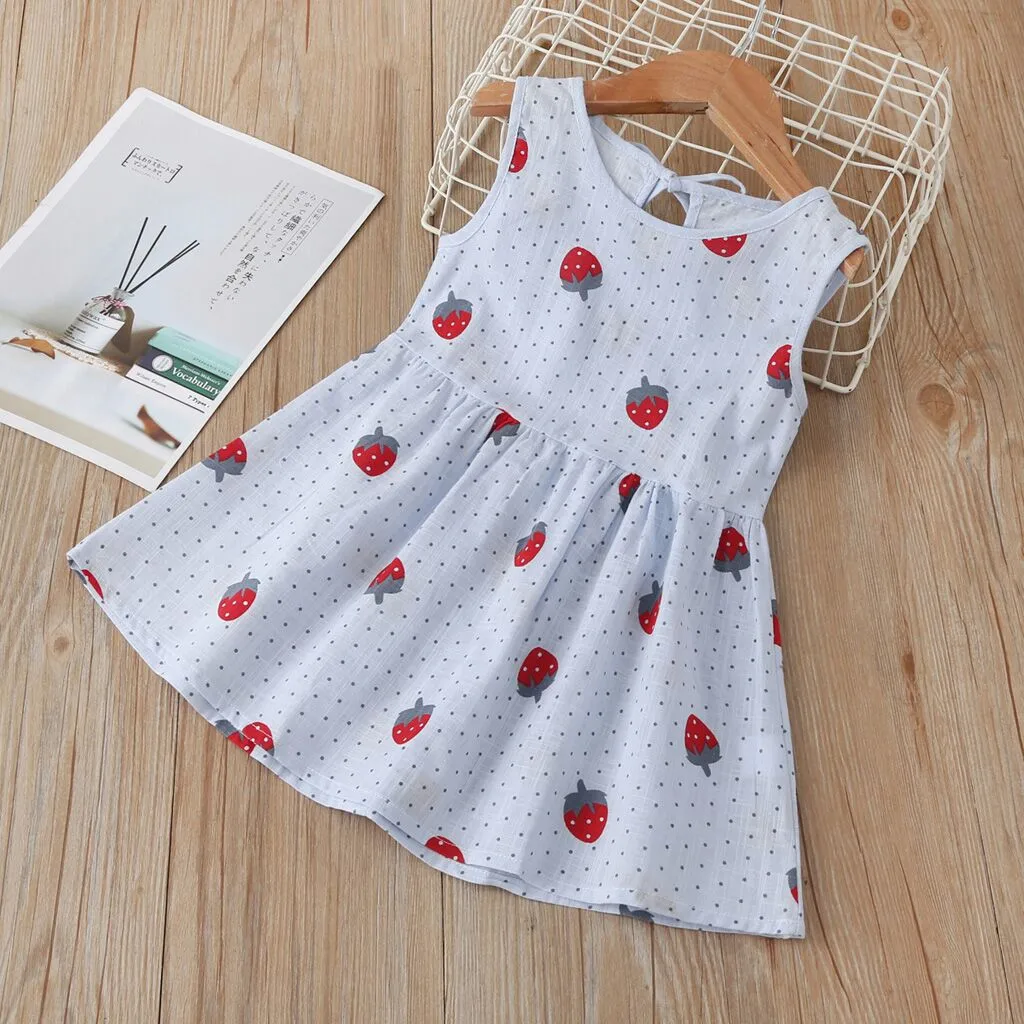 Summer Toddler Baby Girls Dress Strawberry Princess Dress For Girls Casual Dresses Fashion Children's Clothes Kids Party Wedding
Summer Toddler Baby Girls Dress Strawberry Princess Dress For Girls Casual Dresses Fashion Children's Clothes Kids Party Wedding