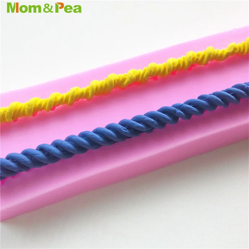 MPA0488 Rope Shaped Silicone Mold Gum Paste Chocolate Ornamental Fondant Mould Cake Decoration Tools
MPA0488 Rope Shaped Silicone Mold Gum Paste Chocolate Ornamental Fondant Mould Cake Decoration Tools
