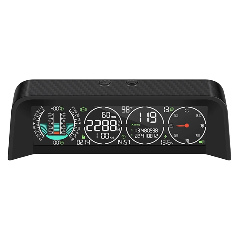 Автомобильный интеллектуальный дисплей GPS OBD градиентный измеритель, Автомобильный цифровой спидометр, Интеллектуальный телефон со скоростью вращения воды
Автомобильный интеллектуальный дисплей GPS OBD градиентный измеритель, Автомобильный цифровой спидометр, Интеллектуальный телефон со скоростью вращения воды