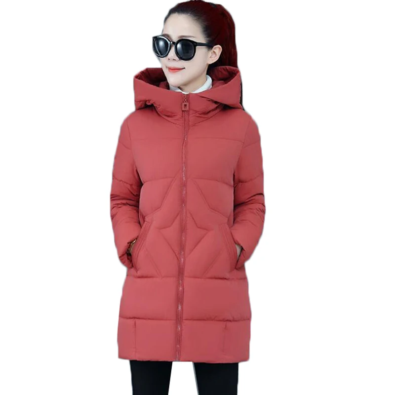 2022 Women Parkas Winter Jacket Hooded Thick Parka Cotton Padded Jacket Female Mid Long Warm Outwear Overcoat Women Basic Coat
2022 Women Parkas Winter Jacket Hooded Thick Parka Cotton Padded Jacket Female Mid Long Warm Outwear Overcoat Women Basic Coat