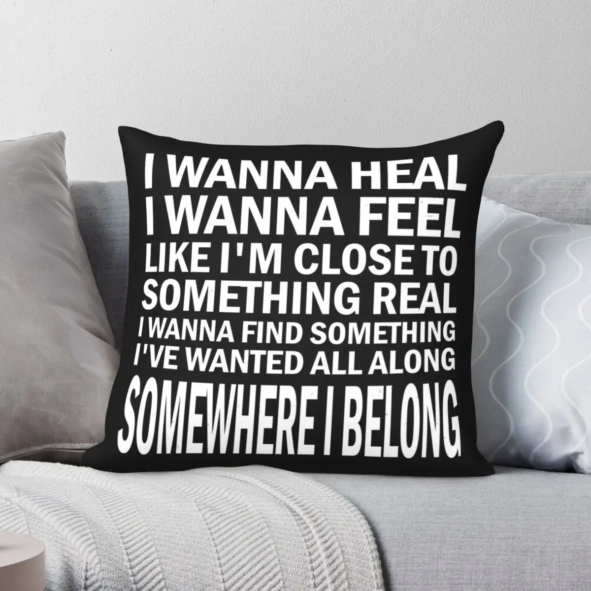 Квадратный чехол-наволочка с узором на молнии из полиэстера и льна 
Квадратный чехол-наволочка с узором на молнии из полиэстера и льна