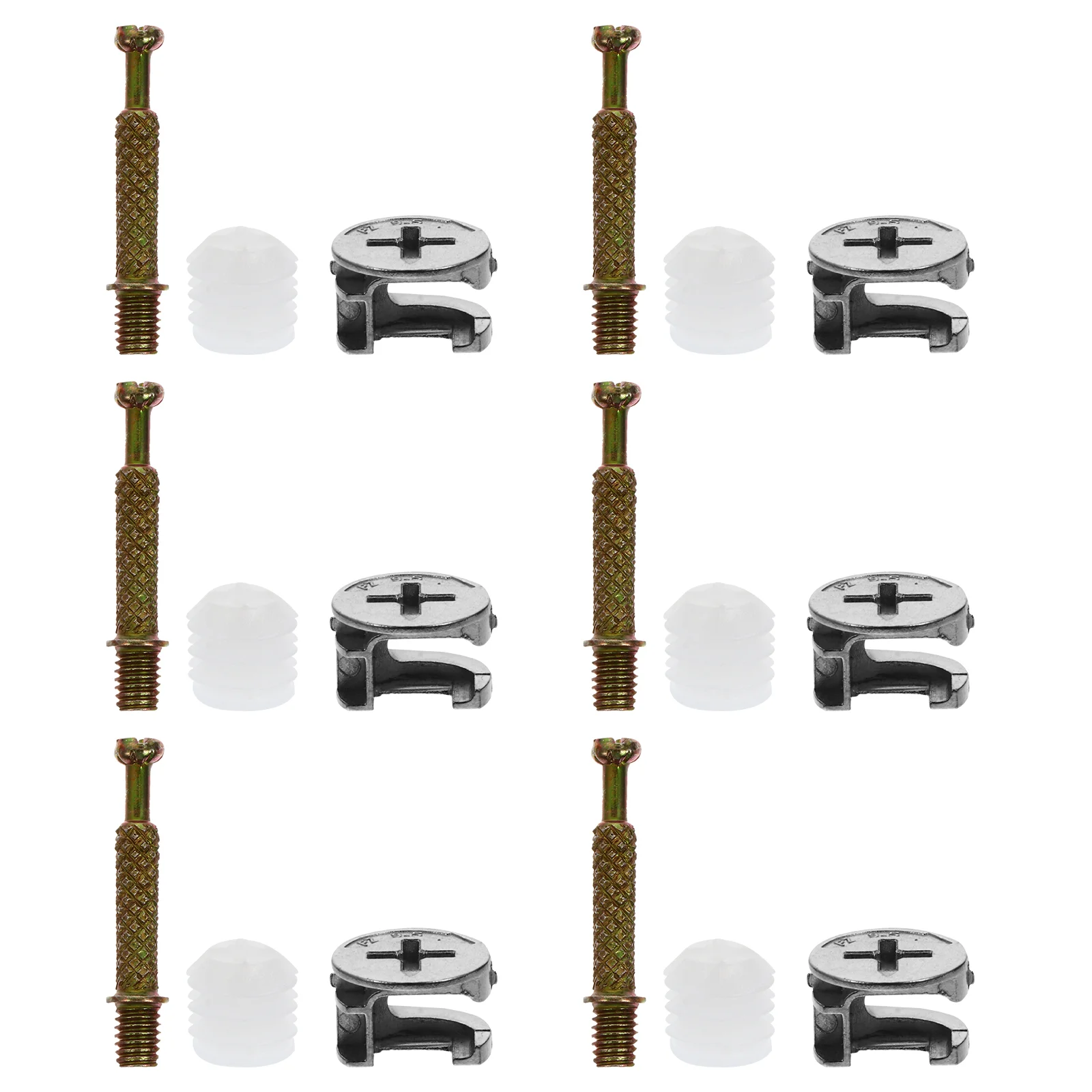 

Furniture Cam Connectors Lock Bolts Screws Cabinet Fastener Metal Connecting Kit Fittings Fixing Wardrobe Worktop Tools Locks