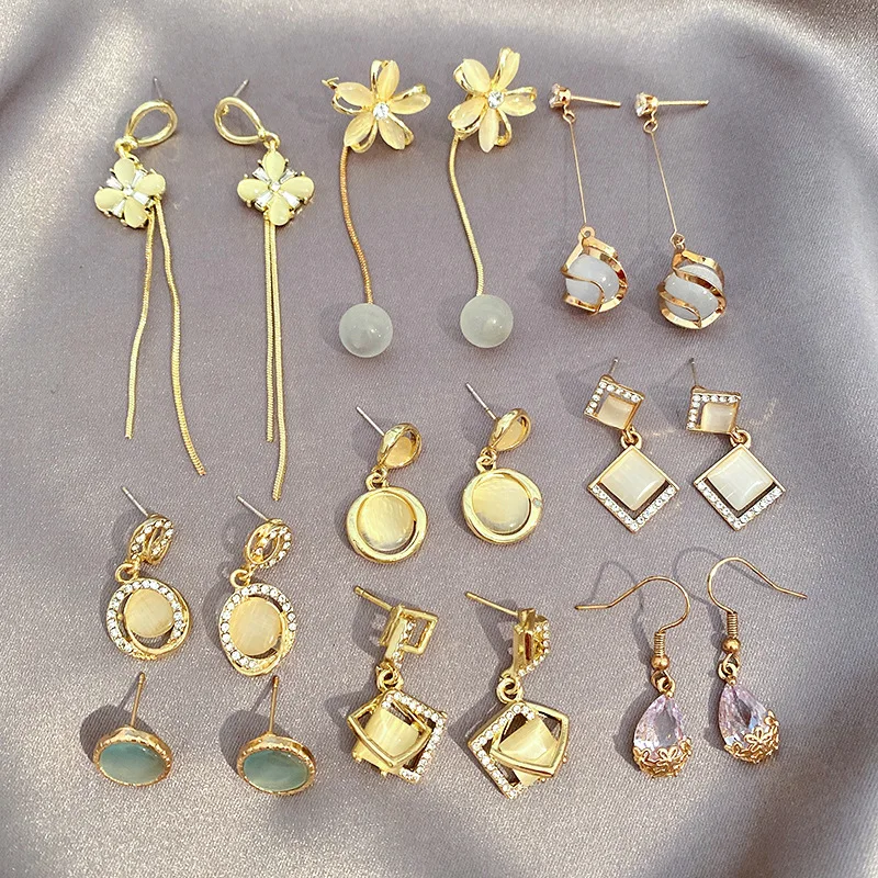 Pendant Earrings Fashion Jewelry 2021 Stainless Steel Earrings Korean Fashion Ladies Drop-shaped Wild Sweet and Cute Earrings
Pendant Earrings Fashion Jewelry 2021 Stainless Steel Earrings Korean Fashion Ladies Drop-shaped Wild Sweet and Cute Earrings