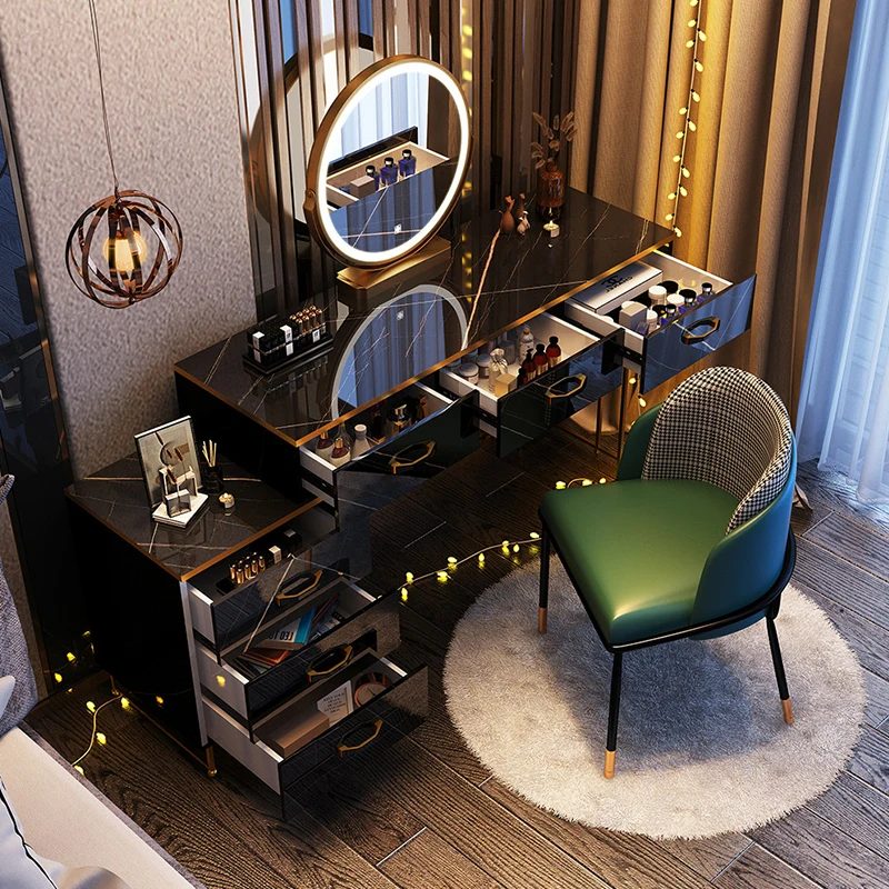 Storage Mirrors Dressing Table Box Chair Organizer Makeup Dressing Table Luxury Nordic Living Room Coiffeuse Bedroom Furniture
Storage Mirrors Dressing Table Box Chair Organizer Makeup Dressing Table Luxury Nordic Living Room Coiffeuse Bedroom Furniture