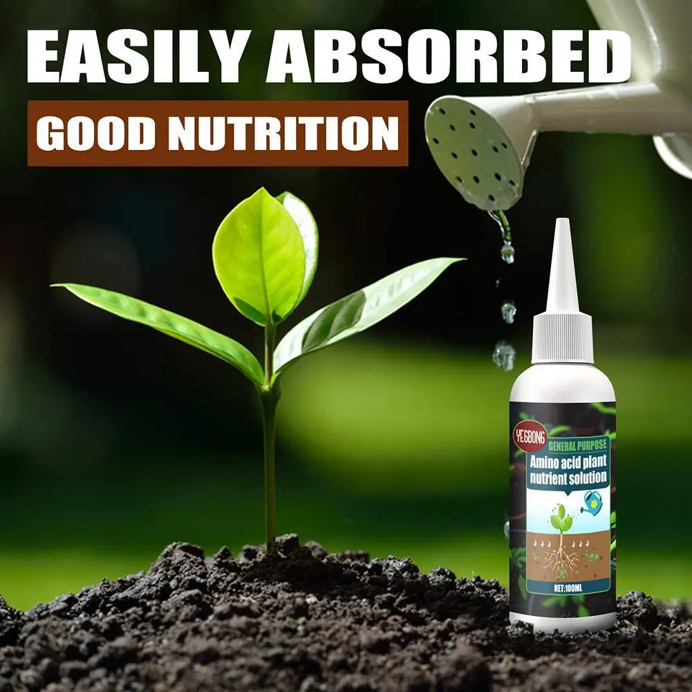 100/30ml Purpose Amino Acid Plant Nutrient Solution Sunplement Plant Nutrition Promote Absorntion For Soilless Cultivation
100/30ml Purpose Amino Acid Plant Nutrient Solution Sunplement Plant Nutrition Promote Absorntion For Soilless Cultivation