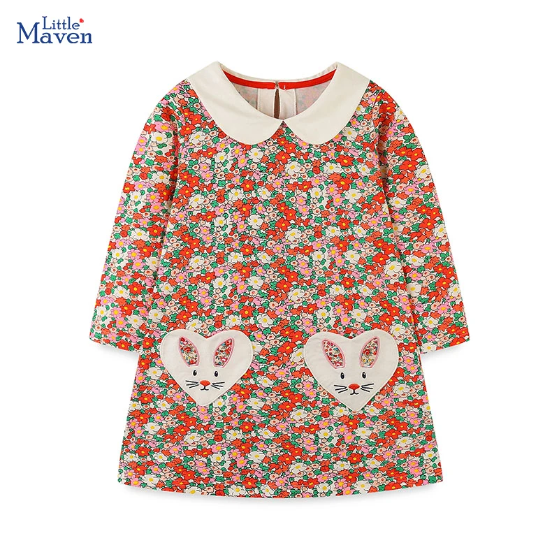 Little maven 2023 Baby Girls Long Sleeves Dress Princess Cotton Animals Hearts Mouse Autumn Casual Children Clothes for Kids
Little maven 2023 Baby Girls Long Sleeves Dress Princess Cotton Animals Hearts Mouse Autumn Casual Children Clothes for Kids