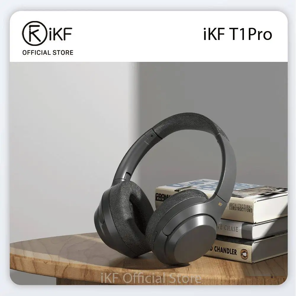 iKF T1 Pro Over-ear Wireless Headset 100 Hrs Playtime HiFi Sound Call Noise Reduction Online Esports Gaming Sports Compatible
iKF T1 Pro Over-ear Wireless Headset 100 Hrs Playtime HiFi Sound Call Noise Reduction Online Esports Gaming Sports Compatible