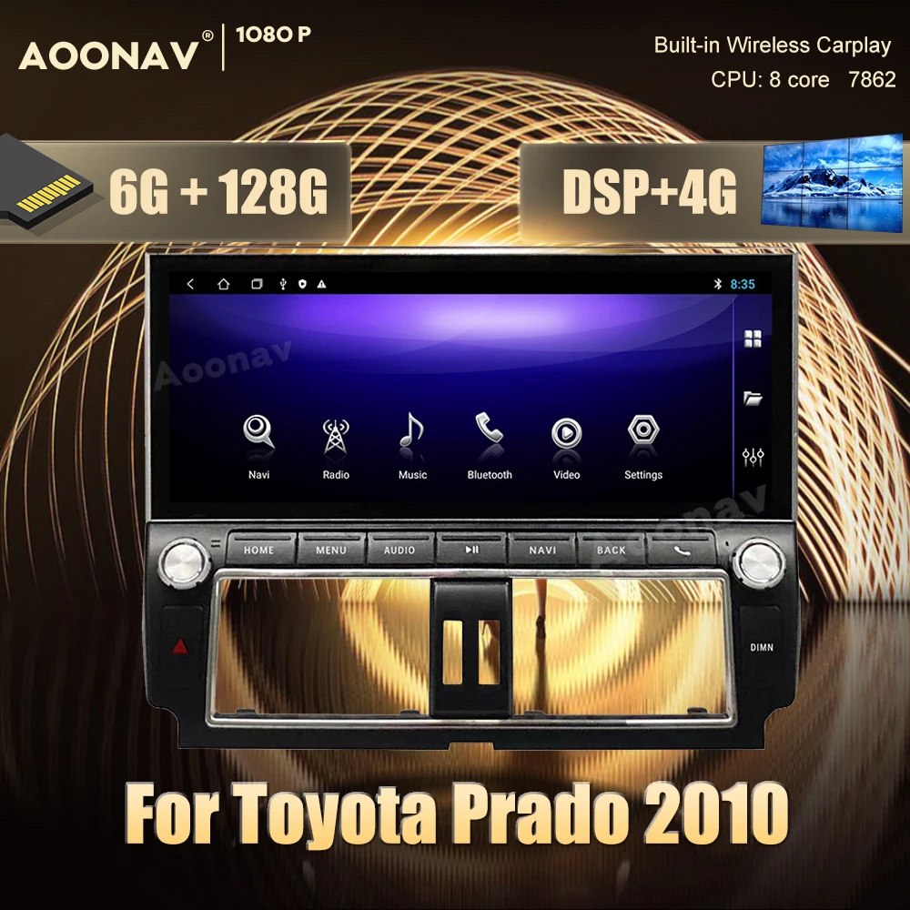 128G 2 din Android car radio For Toyota Prado 2010-2017 car GPS navigation DvD player multimedia Stereo receiver Head Unit
128G 2 din Android car radio For Toyota Prado 2010-2017 car GPS navigation DvD player multimedia Stereo receiver Head Unit