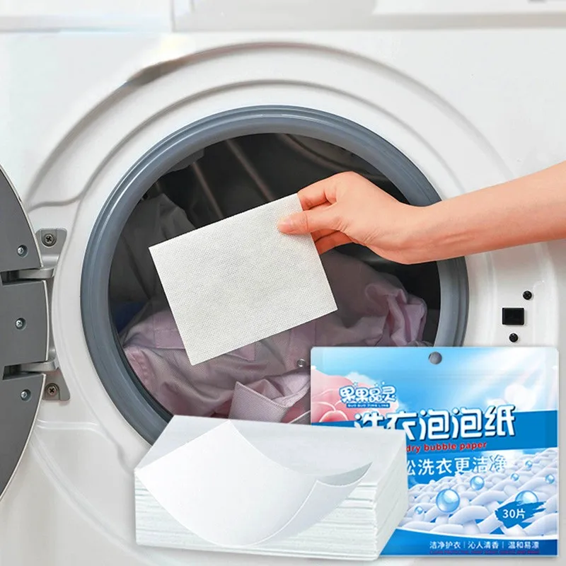 30pcs Laundry Sheets Underwear Children's Clothing Laundry Soap Concentrated Laundry Powder Washing Machine Detergent
30pcs Laundry Sheets Underwear Children's Clothing Laundry Soap Concentrated Laundry Powder Washing Machine Detergent