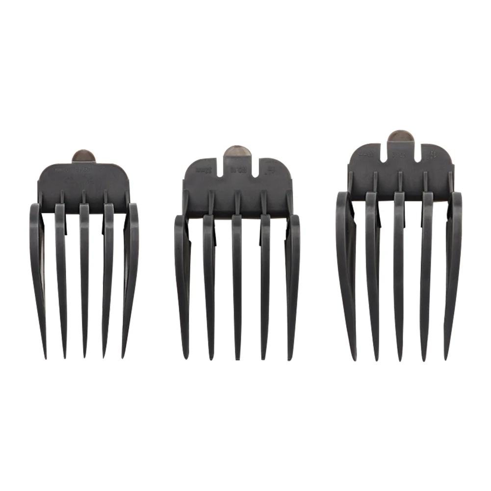 3pcs/set Professional Attachment 32mm 38mm 51mm Limit Comb Black Hair Clipper Guide Comb Universal For Home Salons Barber ABS
3pcs/set Professional Attachment 32mm 38mm 51mm Limit Comb Black Hair Clipper Guide Comb Universal For Home Salons Barber ABS