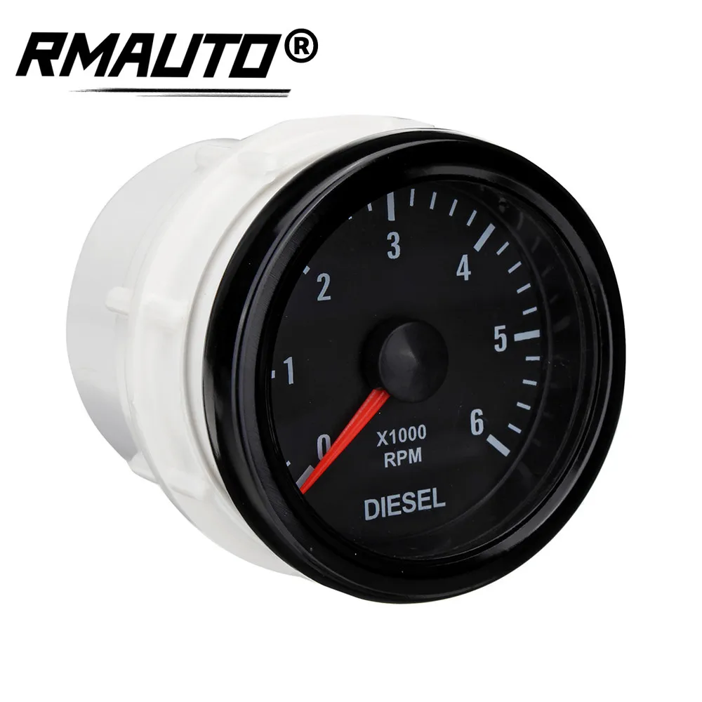 52mm 0-6000 RPM (On dash) White Electrical Tachometer Gauge For Diesel Motor Engine
52mm 0-6000 RPM (On dash) White Electrical Tachometer Gauge For Diesel Motor Engine