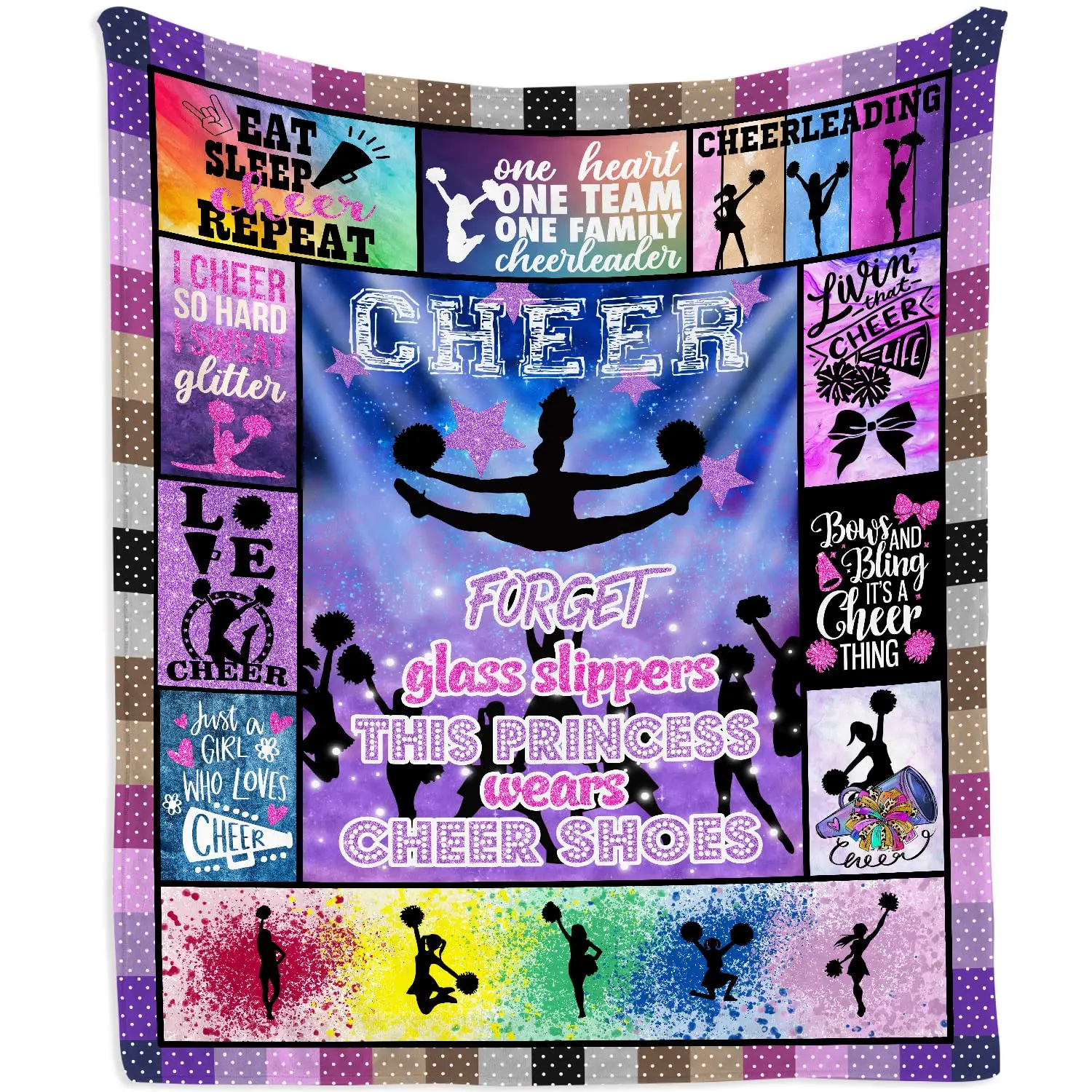 Cheerleaders Gifts Blanket Cheerleading Gifts for Girls Teens Cheer Team Gifts for Birthday Christmas Home Soft Throw Blanket
Cheerleaders Gifts Blanket Cheerleading Gifts for Girls Teens Cheer Team Gifts for Birthday Christmas Home Soft Throw Blanket
