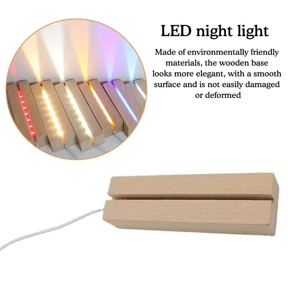 LED Night Light Rectangle Display Pedestal Lights Display Base Wooden Lighted Base Stand For Resin Art Bedroom Lights N1Y6
LED Night Light Rectangle Display Pedestal Lights Display Base Wooden Lighted Base Stand For Resin Art Bedroom Lights N1Y6