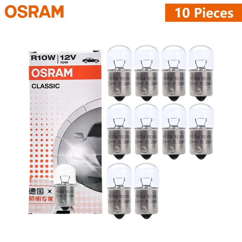 Оригинальная Автомобильная задняя лампа OSRAM R10W 5008 OEM автомобильная сигнальная лампа стандартная фотопластина светильник Вт 12 В 10 шт
Оригинальная Автомобильная задняя лампа OSRAM R10W 5008 OEM автомобильная сигнальная лампа стандартная фотопластина светильник Вт 12 В 10 шт