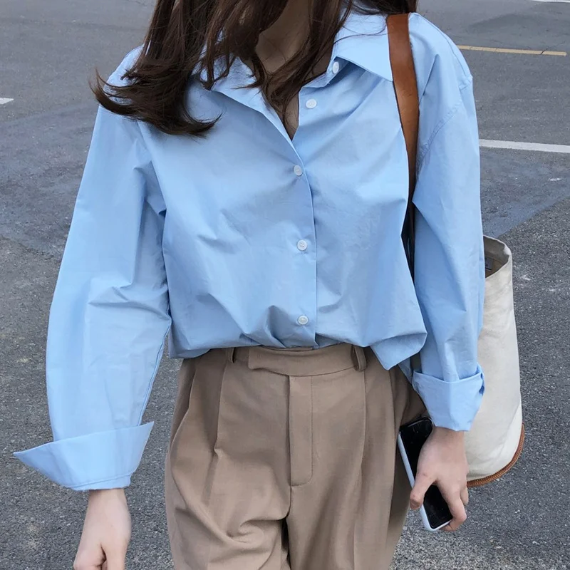 New Korean Fashion Women Tops Long Sleeve Vintage Female Tee Shirt Casual Solid Color Spring Summer Blouses Autumn
New Korean Fashion Women Tops Long Sleeve Vintage Female Tee Shirt Casual Solid Color Spring Summer Blouses Autumn