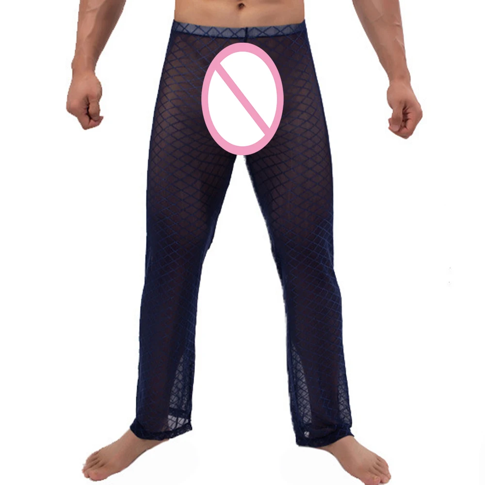 Sexy Men See Through Mesh Long Pants Underpants Sheer Trouser Soft Thin Lingerie Home Lounge Pants Long Trousers Underwear A50
Sexy Men See Through Mesh Long Pants Underpants Sheer Trouser Soft Thin Lingerie Home Lounge Pants Long Trousers Underwear A50