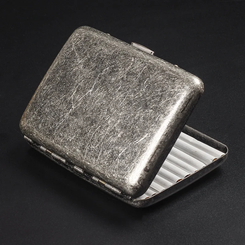 Ancient silver cigarette case medium coarse cigarette dual-purpose medium cigarette case
Ancient silver cigarette case medium coarse cigarette dual-purpose medium cigarette case
