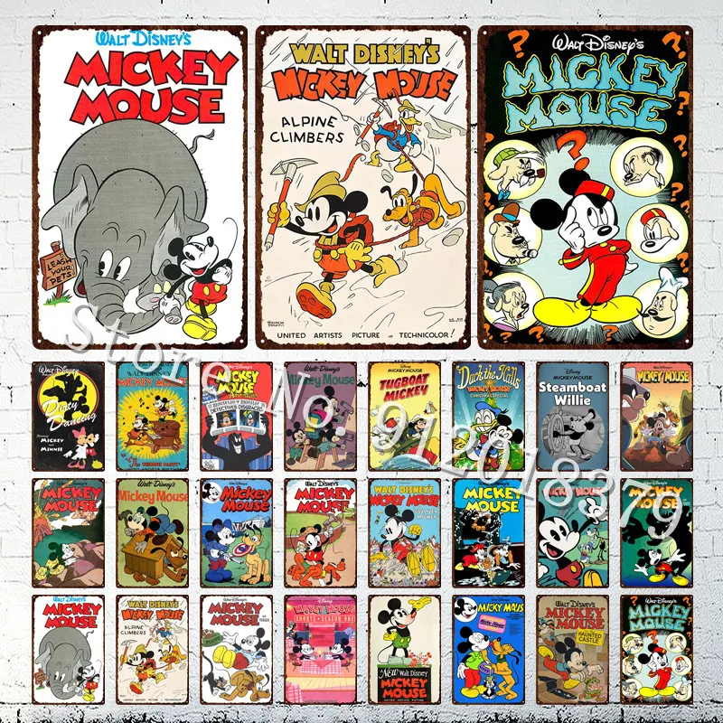 Mickey and Friends Metal Wall Decor Plaques Walt Disney Metal Art Tin Sign Painting Mickey Mouse Disney Metal Tin Plates Posters
Mickey and Friends Metal Wall Decor Plaques Walt Disney Metal Art Tin Sign Painting Mickey Mouse Disney Metal Tin Plates Posters
