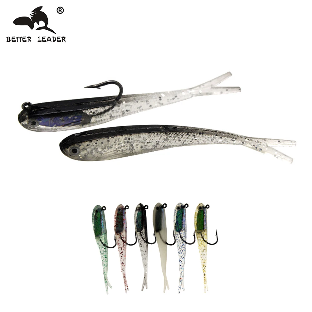 Лучший лидер, 6 шт., мягкие приманки с вилочным хвостом, 75 мм, силиконовая приманка, воблеры, искусственная приманка для ловли окуня, щуки, рыб...
Лучший лидер, 6 шт., мягкие приманки с вилочным хвостом, 75 мм, силиконовая приманка, воблеры, искусственная приманка для ловли окуня, щуки, рыб...