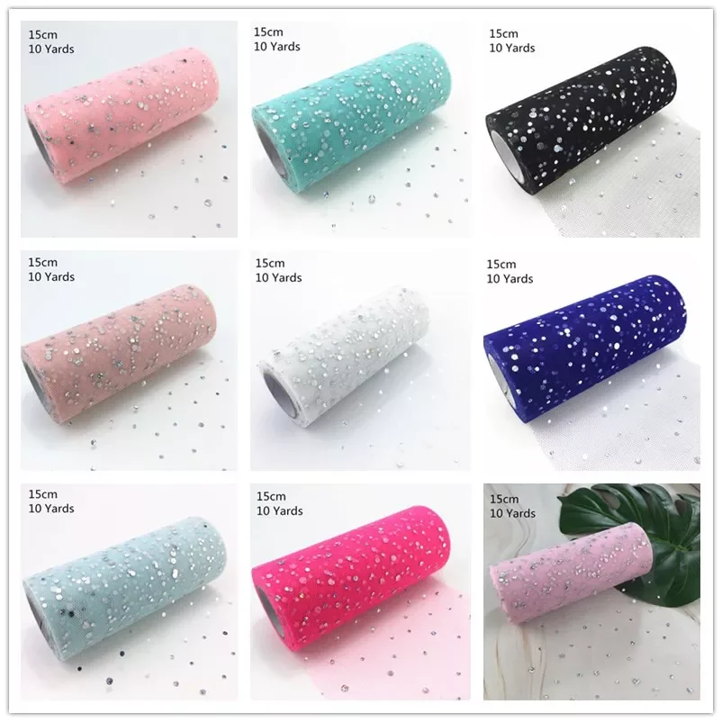 15CM Glitter Sequin Tulle Roll Wedding Decoration Gold Laser Organza Silver Sparkly Glitter Sequin Tulle Party Supplies
15CM Glitter Sequin Tulle Roll Wedding Decoration Gold Laser Organza Silver Sparkly Glitter Sequin Tulle Party Supplies