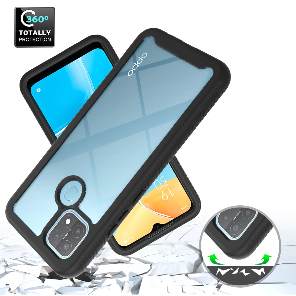 Shockproof Cover For Oppo A15 Case A12 A52 A72 A92 A93 A53 Hybrid Armor Bumper Anti Shock Silicon Hard Back Phone Clear Coque
Shockproof Cover For Oppo A15 Case A12 A52 A72 A92 A93 A53 Hybrid Armor Bumper Anti Shock Silicon Hard Back Phone Clear Coque