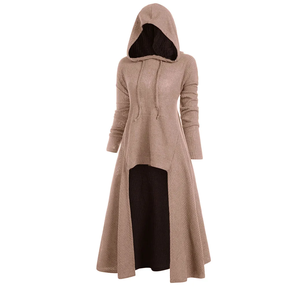 Hooded Drop Shoulder Drawstring Dip Hem High Low Longline Sweater Jumper Long Female Tops For Winter Fall Spring
Hooded Drop Shoulder Drawstring Dip Hem High Low Longline Sweater Jumper Long Female Tops For Winter Fall Spring