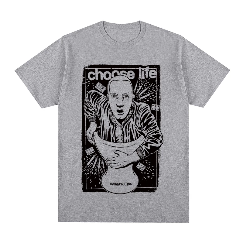 Trainspotting Movie Retro Design British popular Streetwear Casual T-shirt Cotton Men T shirt New TEE TSHIRT Womens Tops
Trainspotting Movie Retro Design British popular Streetwear Casual T-shirt Cotton Men T shirt New TEE TSHIRT Womens Tops
