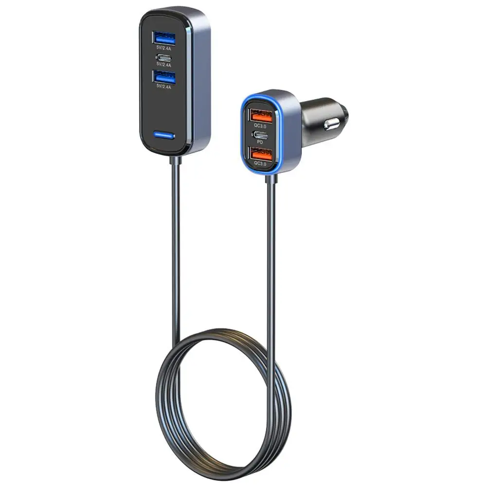65.5w Car Charging USB Fast Charging QC Phone Charging Adapter Voltage Display Usb Hub For Car Mobile Phones 12v-24v wholesale
65.5w Car Charging USB Fast Charging QC Phone Charging Adapter Voltage Display Usb Hub For Car Mobile Phones 12v-24v wholesale