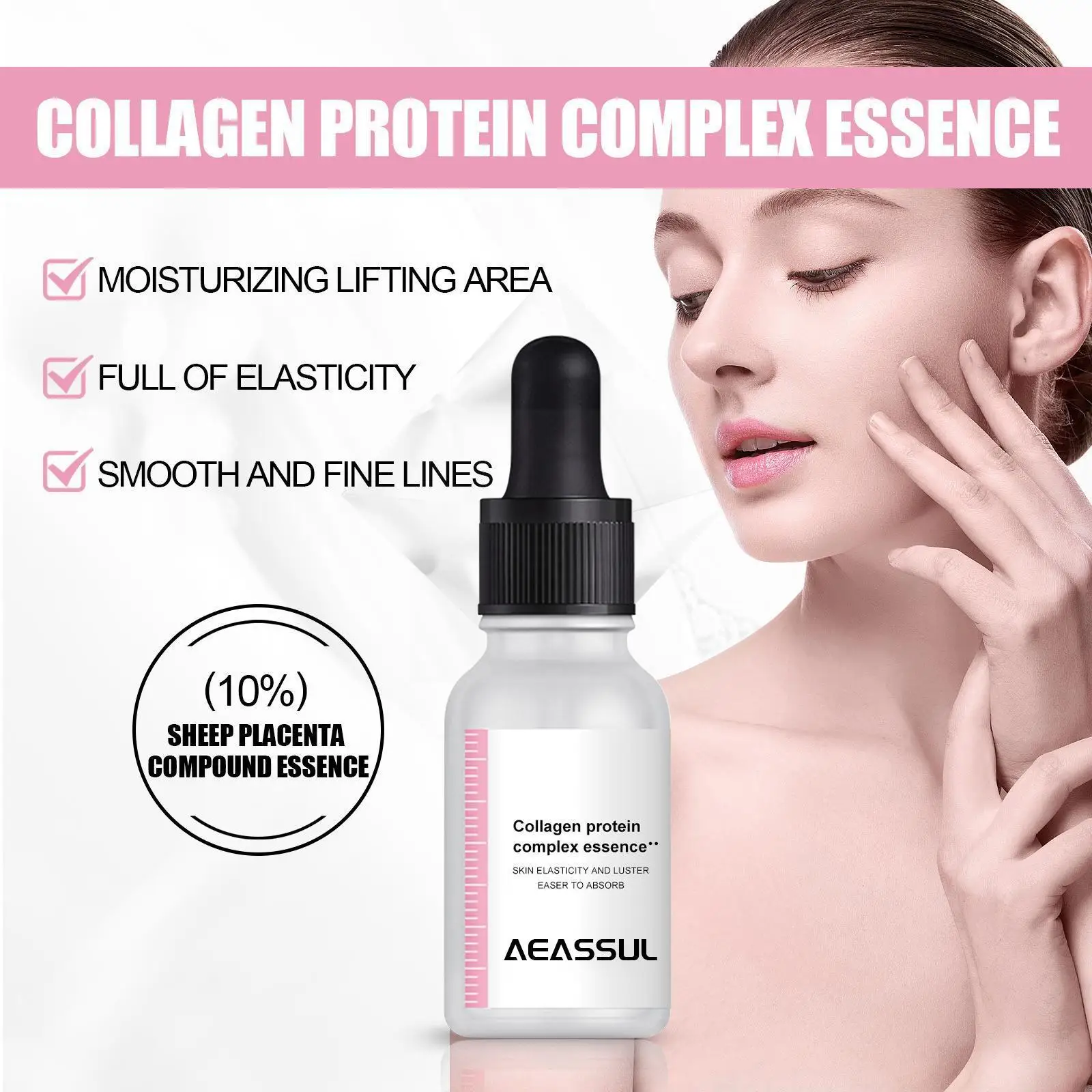 15ml Collagen Protein Complex Essence Ani-Wrinkle Lifting Whitening Fade Serum Fine Women Firming Aging Lines Anti Face Bri F4I3 
15ml Collagen Protein Complex Essence Ani-Wrinkle Lifting Whitening Fade Serum Fine Women Firming Aging Lines Anti Face Bri F4I3