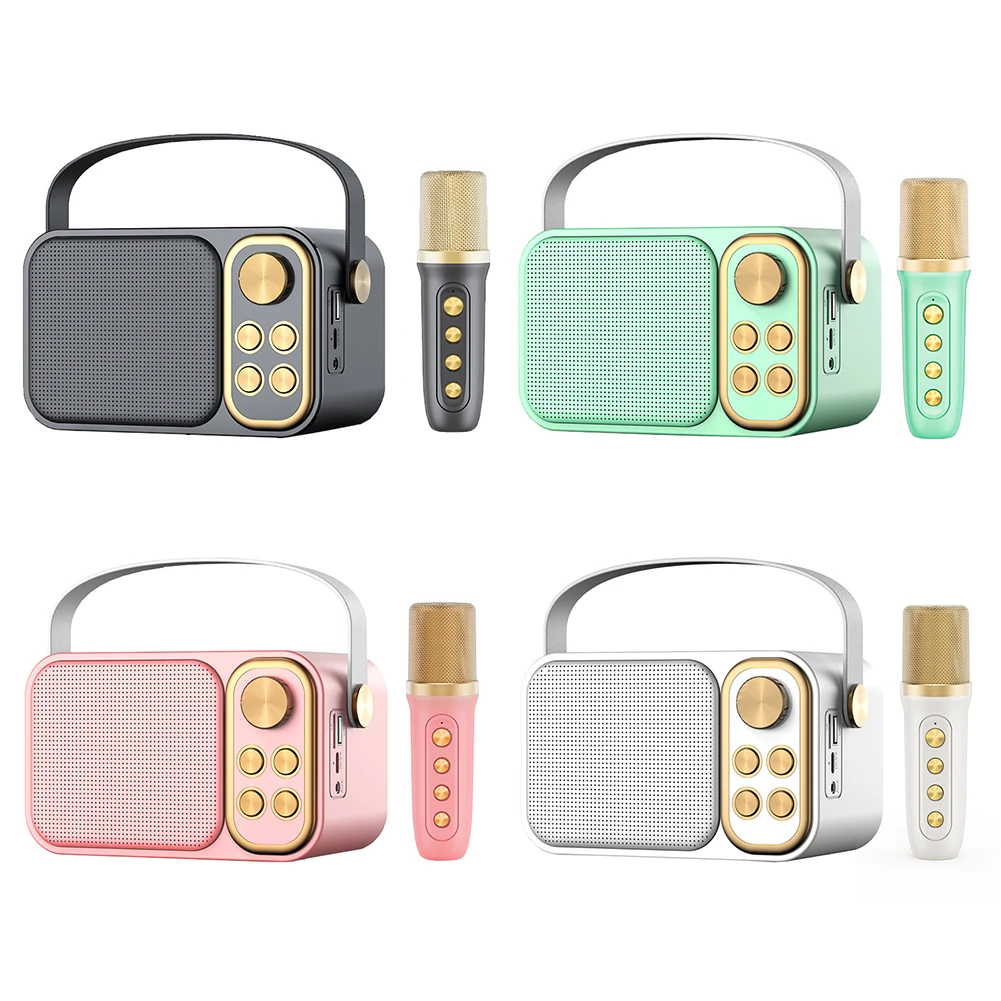 Family Outdoor Children's Karaoke Bluetooth Speaker Small Speaker Outdoor Portable Karaoke Microphone for Party Live Broadcast
Family Outdoor Children's Karaoke Bluetooth Speaker Small Speaker Outdoor Portable Karaoke Microphone for Party Live Broadcast