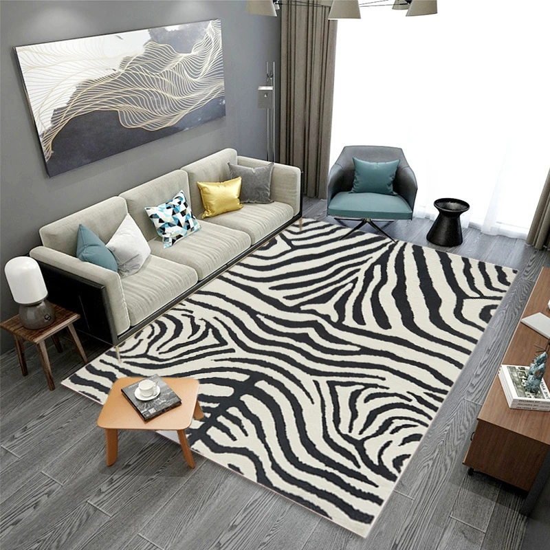 Large Zebra Striped for Living Room Bedroom Home Decor Non-slip Mat Strong Water Absorption Carpet Bedside Area Rug
Large Zebra Striped for Living Room Bedroom Home Decor Non-slip Mat Strong Water Absorption Carpet Bedside Area Rug