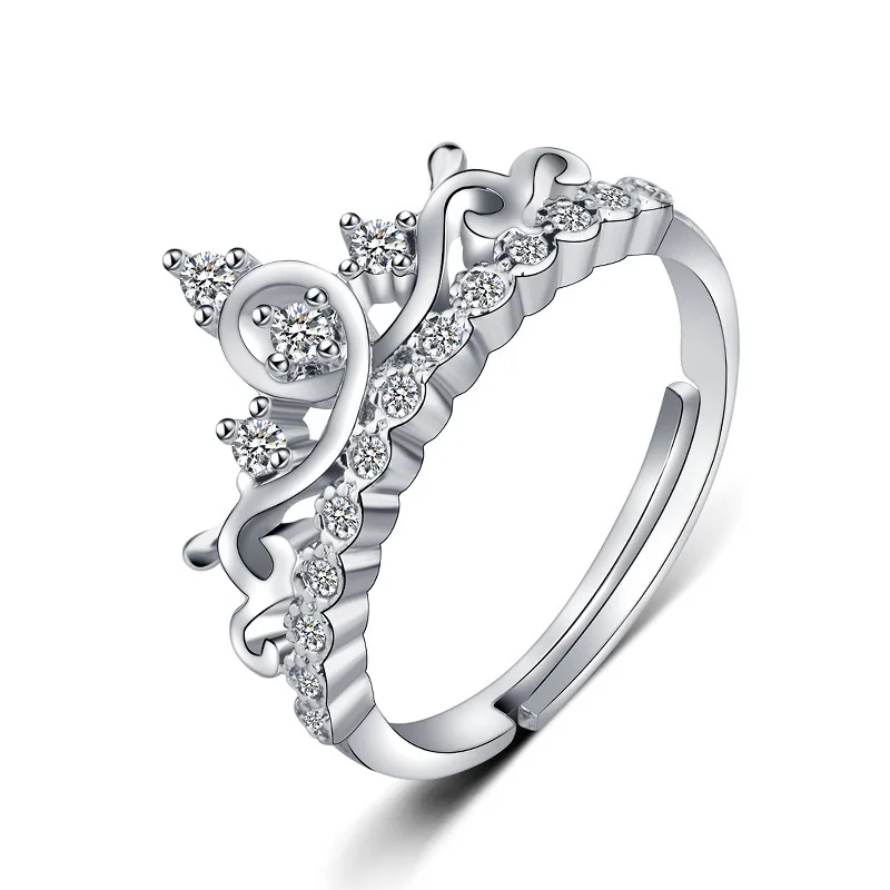 Resizable Crown Ring Japanese And Korean Hipster Open Zircon Index Finger Ring Ladies Crystal Fashion Jewelry
Resizable Crown Ring Japanese And Korean Hipster Open Zircon Index Finger Ring Ladies Crystal Fashion Jewelry