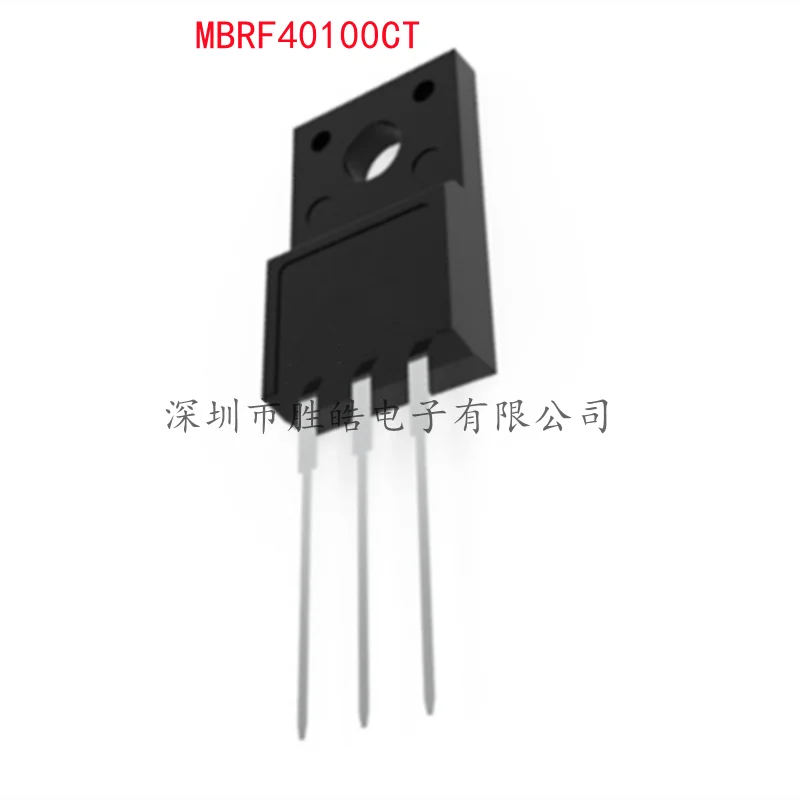 (10PCS) NEW MBRF40100CT MBRF40100 B40100G 40A100V Schottky Diode Straight TO-220F Integrated Circuit 
(10PCS) NEW MBRF40100CT MBRF40100 B40100G 40A100V Schottky Diode Straight TO-220F Integrated Circuit