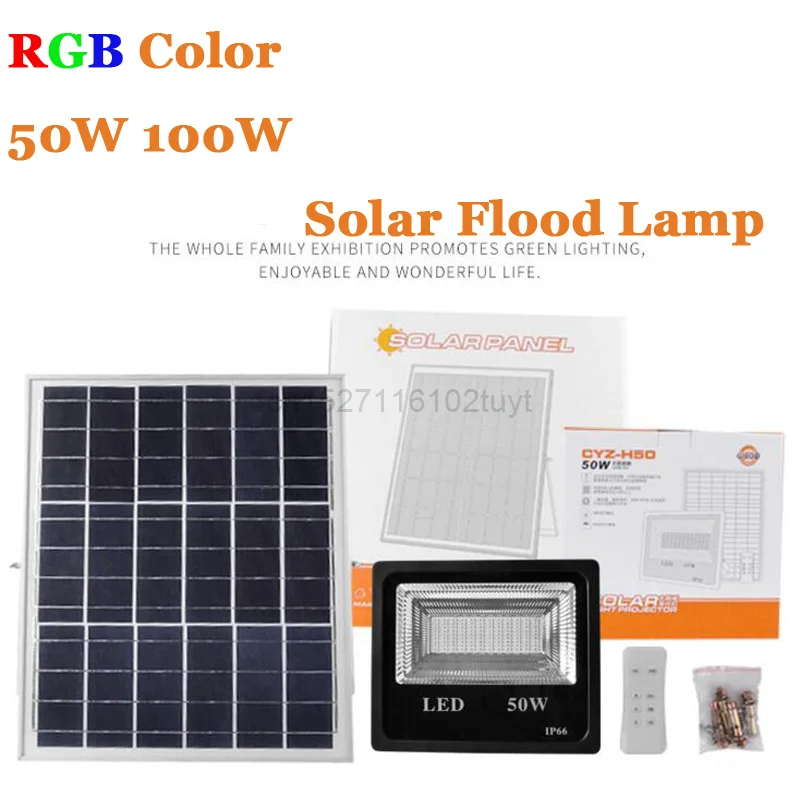 4PCS 50W 100W LED Solar Flood Light RGB Colorful Outdoor Floodlight Garden Wall Solar Powered LED Flood Light Remote Controller
4PCS 50W 100W LED Solar Flood Light RGB Colorful Outdoor Floodlight Garden Wall Solar Powered LED Flood Light Remote Controller