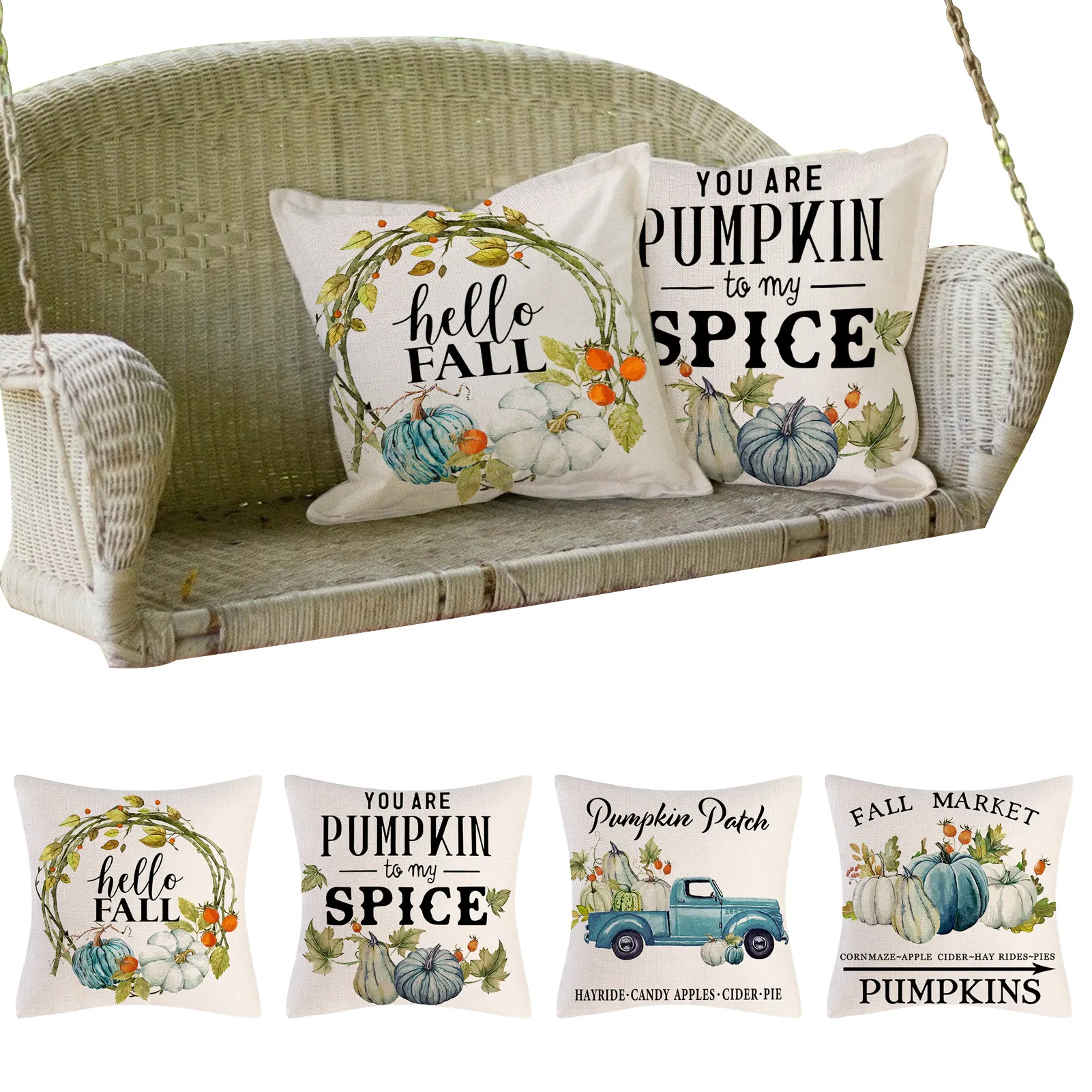 Pumpkin Pillow Cases 18 X 18in 4 Pieces Autumn Pillow Covers Fall Throw Pillow Covers With Pumpkin Maple Leaf Truck Thanksgiving
Pumpkin Pillow Cases 18 X 18in 4 Pieces Autumn Pillow Covers Fall Throw Pillow Covers With Pumpkin Maple Leaf Truck Thanksgiving