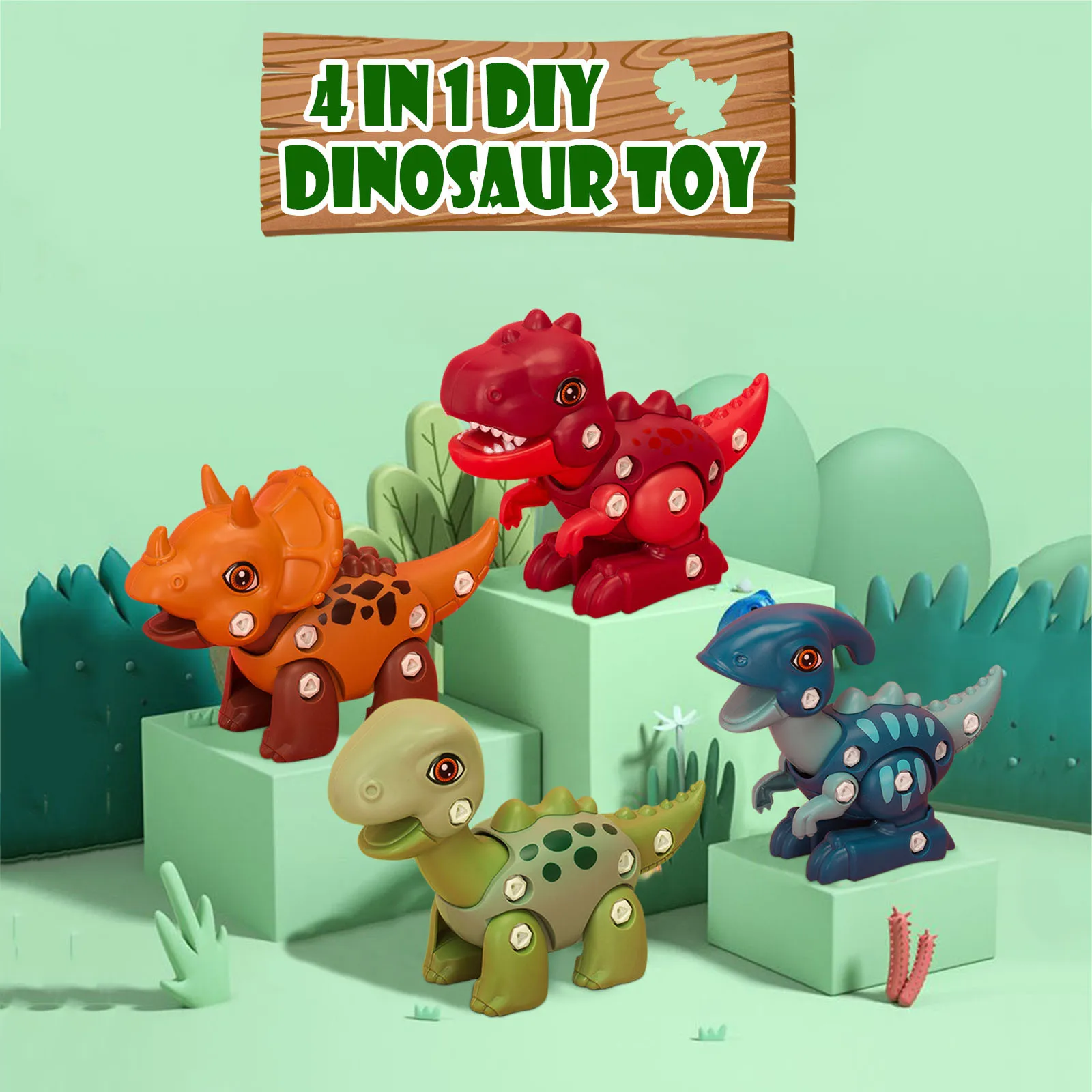 Children's Dinosaur Construction Boy Toy Set Educational Designer Montessori Model Disassembly Assembly Puzzle Toys for Kid #50
Children's Dinosaur Construction Boy Toy Set Educational Designer Montessori Model Disassembly Assembly Puzzle Toys for Kid #50